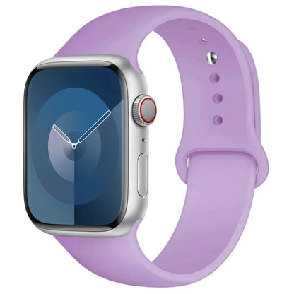 Pulseira de Silicone para Apple Watch, Pulseira Esportiva, iWatch Series 8, 7, 6, 5, 4, 3, SE, 9 Ultra 2, 44mm, 45mm, 40mm, 41 milímetros, 42 38 milímetros, 49 milímetros