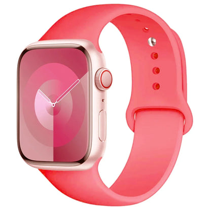 Pulseira de Silicone para Apple Watch, Pulseira Esportiva, iWatch Series 8, 7, 6, 5, 4, 3, SE, 9 Ultra 2, 44mm, 45mm, 40mm, 41 milímetros, 42 38 milímetros, 49 milímetros