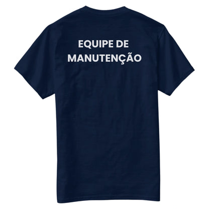 Camiseta de Manutenção Equipe de Manutenção Uniforme