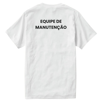 Camiseta de Manutenção Equipe de Manutenção Uniforme