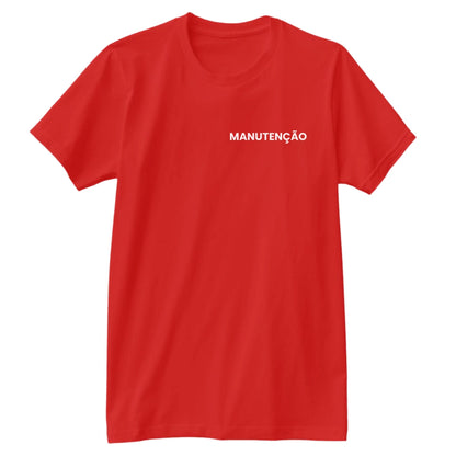 Camiseta de Manutenção Equipe de Manutenção Uniforme