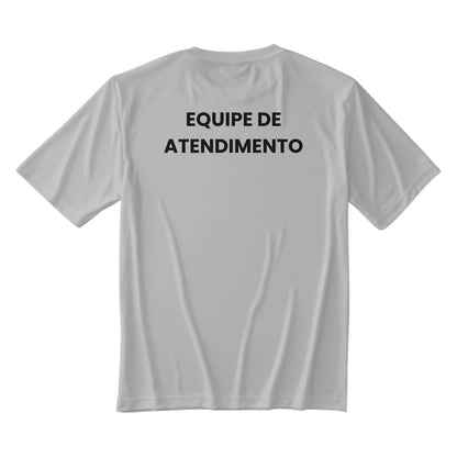 Camiseta Equipe de Atendimento Uniforme Profissional