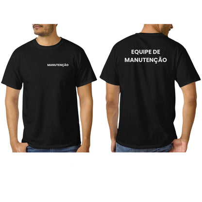 Camiseta de Manutenção Equipe de Manutenção Uniforme