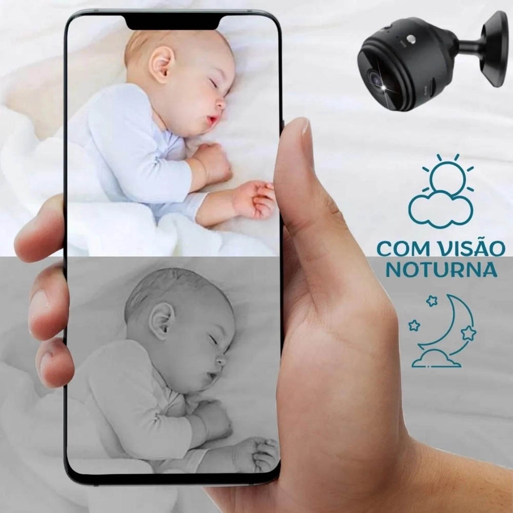 Mini Câmera Monitoramento A9